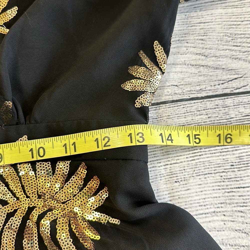 Revolve • Finders Keepers • Black & Gold Romper • Sz 2 • NWT! - Picture 12 of 14